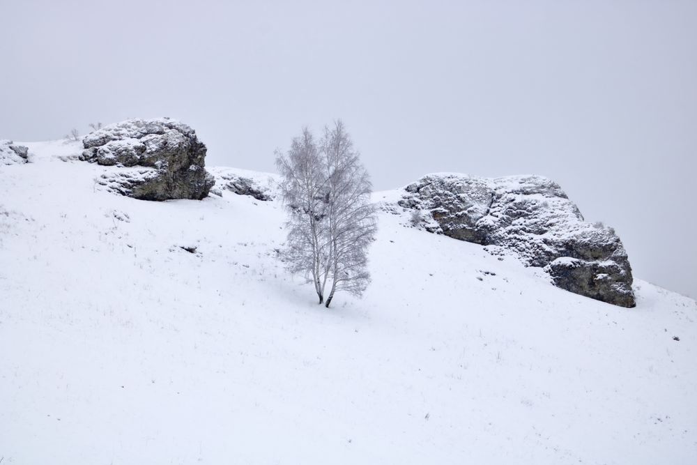 im Schutz der Felsen