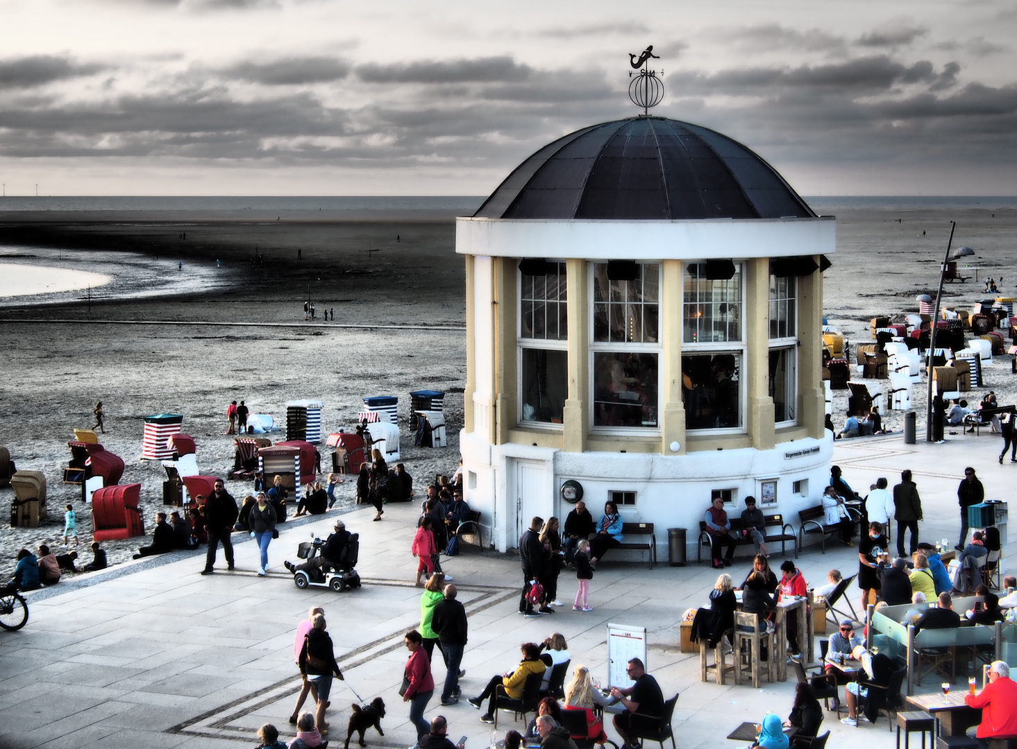 Im September war noch buntes Treiben auf Borkum…