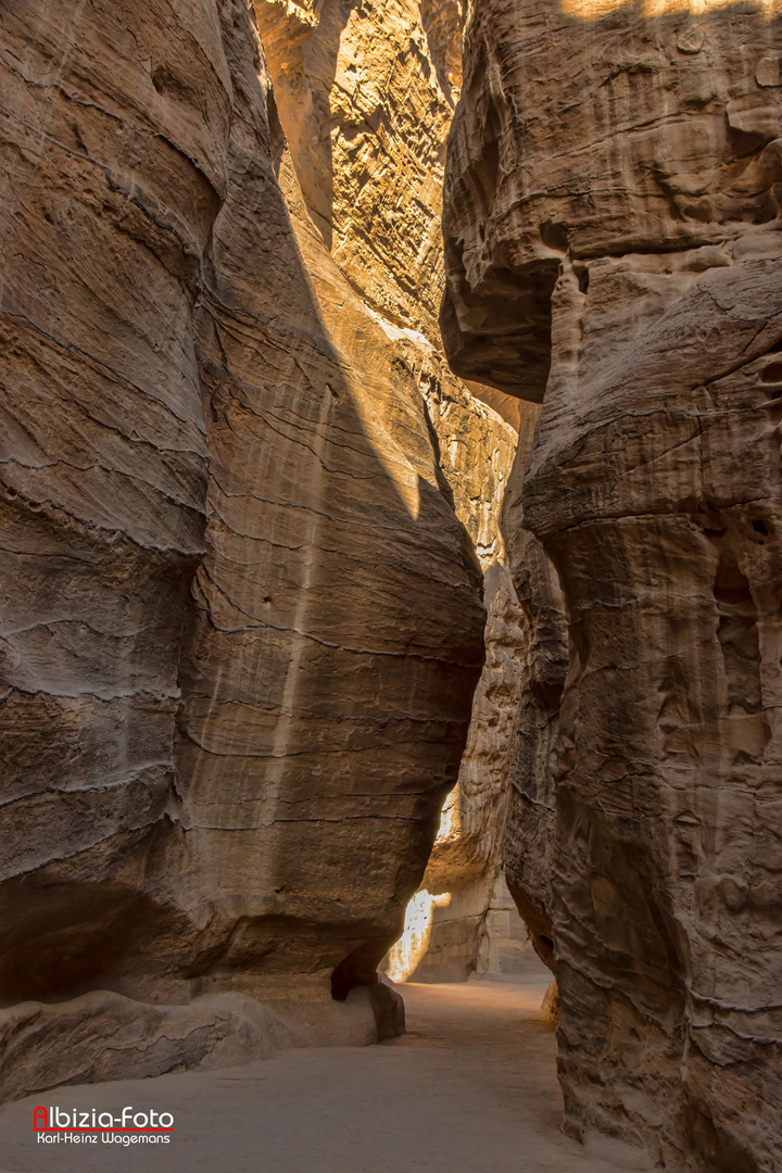 Im Siq 1 (Schacht) - Petra, Jordanien