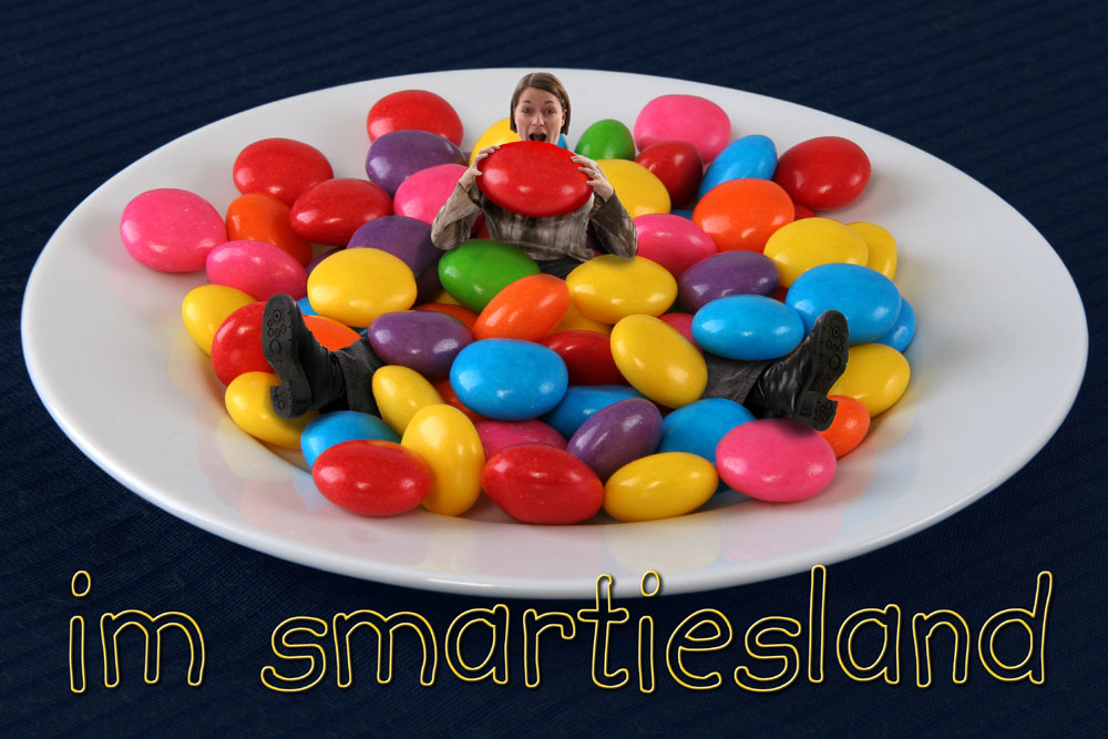 im smartiesland...