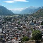 Im Sommer in Sion, Schweiz