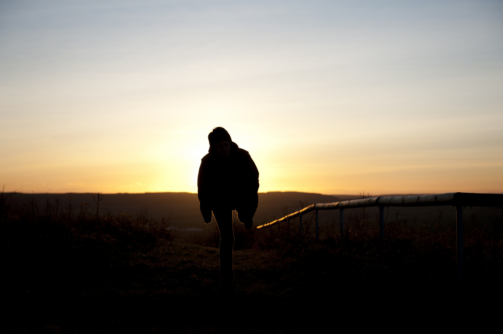 Im Sonnenuntergang