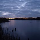 Im Sonnenuntergang am Stoteler See