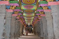 im Sri Meenakshi Tempel