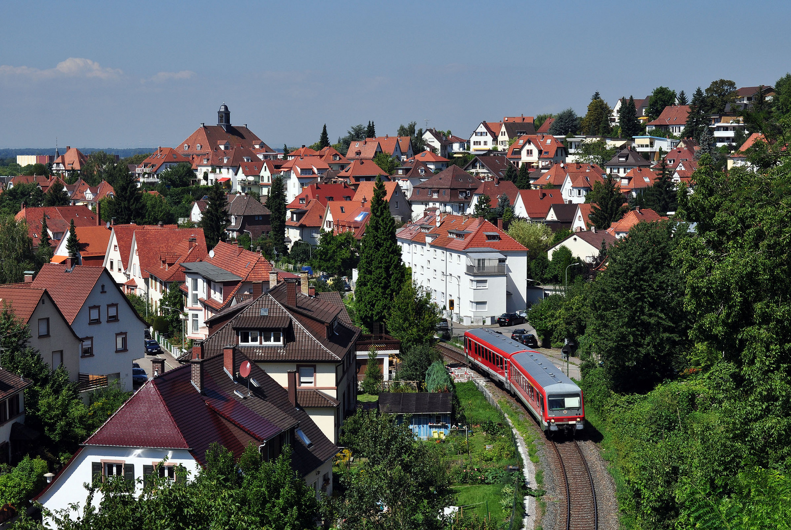 Im Stadtgebiet von Weinheim