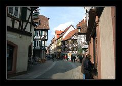 im Stadtkern von Wissembourg...