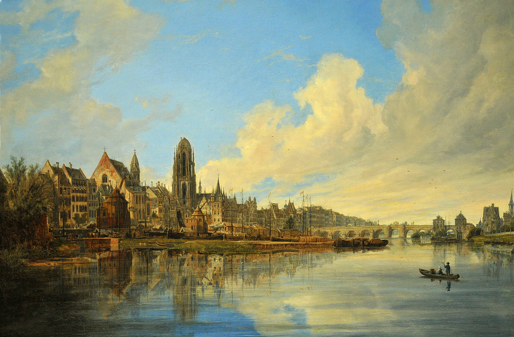 Im Städel: Ansicht von Frankfurt am Main (1831)