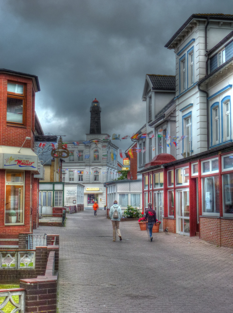 Im Städtchen auf Borkum