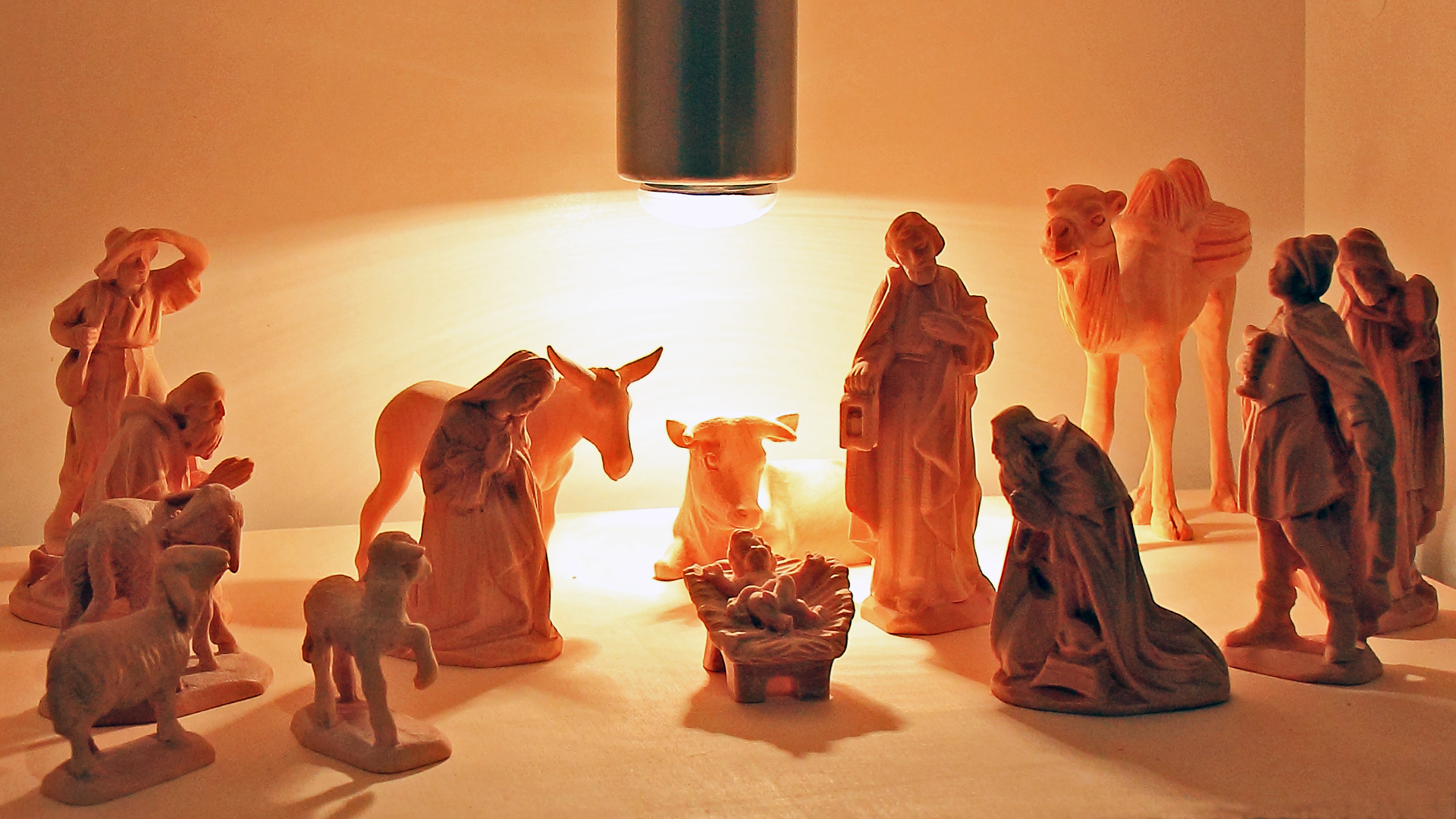 Im Stall von Bethlehem war es sicher nur in den Herzen so hell , bei den ärmlichen ...