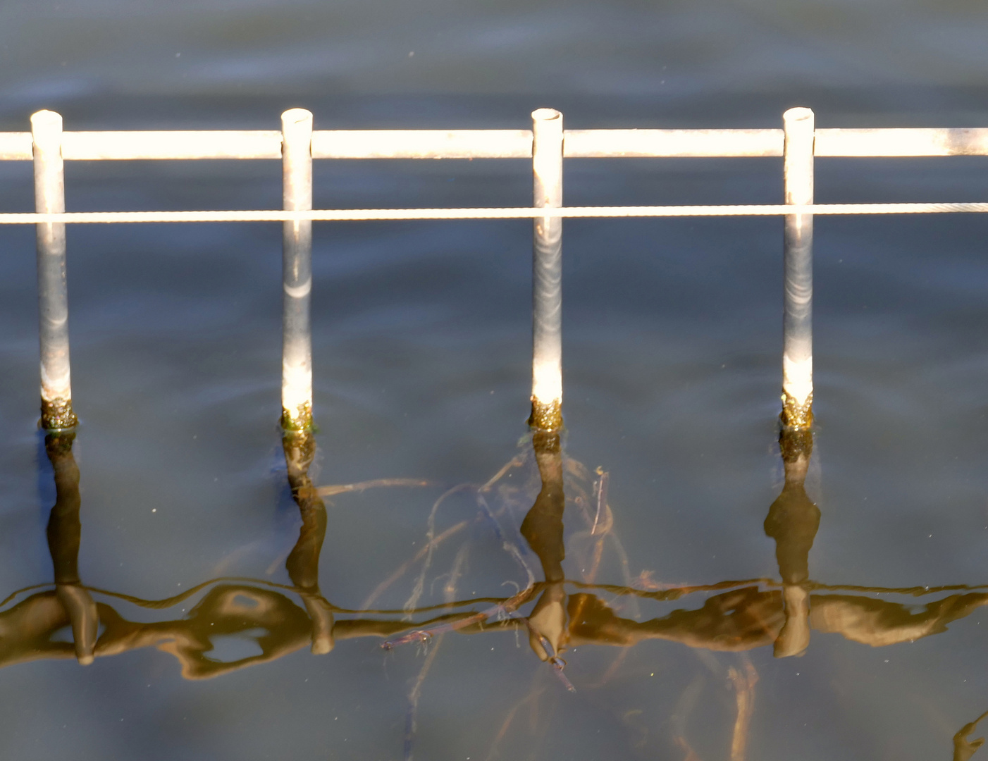 im Stausee gespiegelt