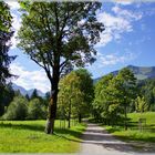 Im Stillachtal bei Sonnenschein