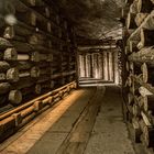 im Stollen vom Salzbergwerk Wieliczka