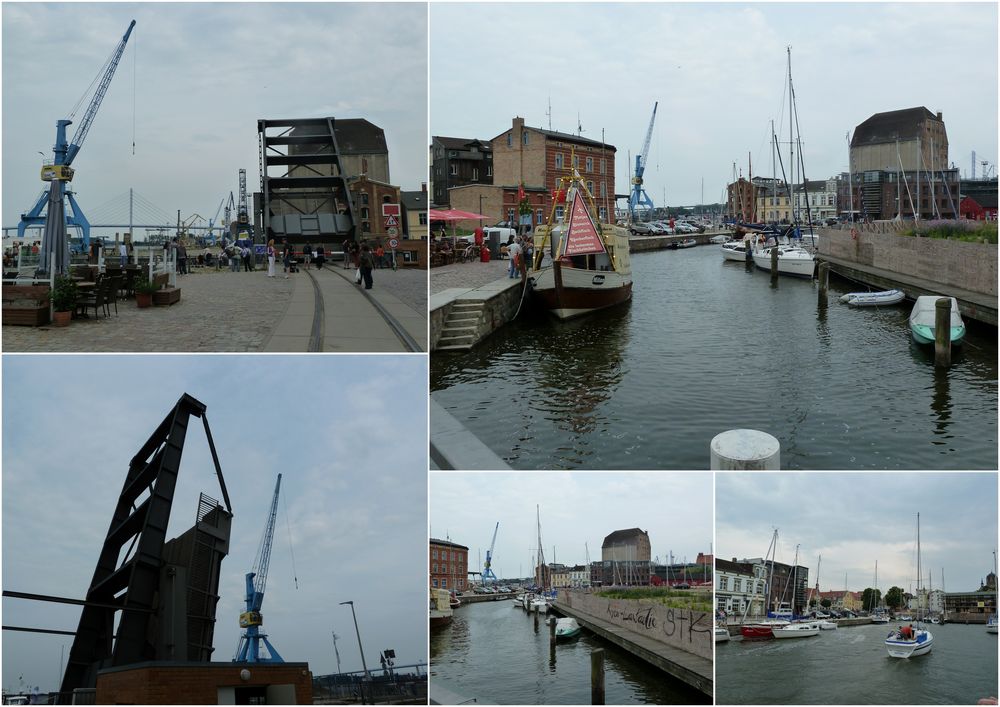 im stralsunder hafen . .