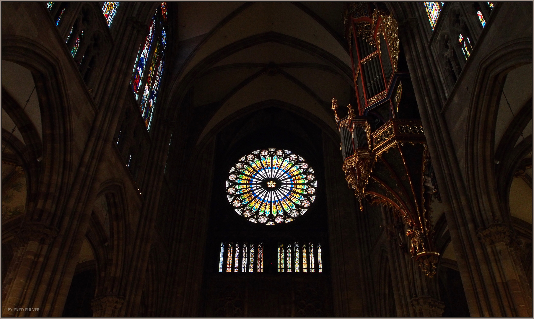 Im Strassburger Münster, aus meinem Reise-Archiv