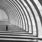 Im Streifentunnel...