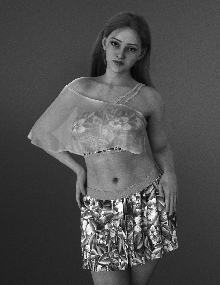 Im Studio - Veronica SW portrait
