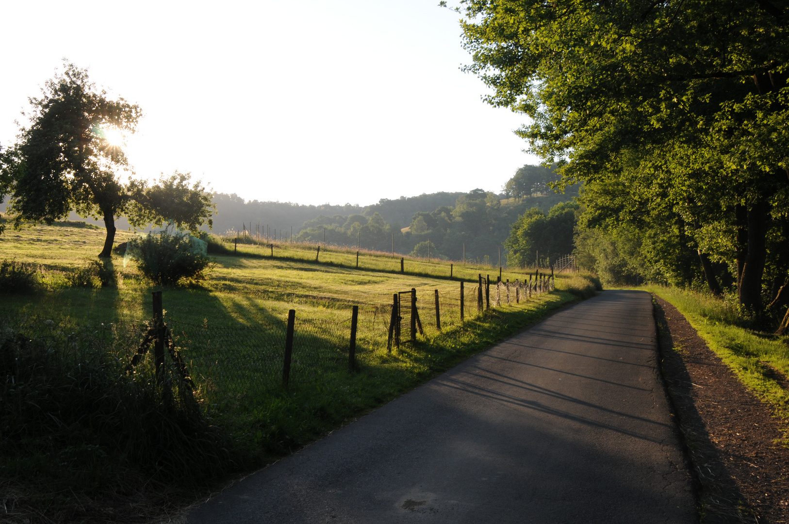 Im Tal um 06:40 Uhr