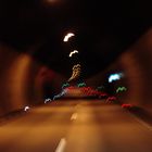 Im Tauerntunnel in Österreich