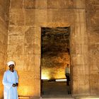 Im Tempel von Edfu...