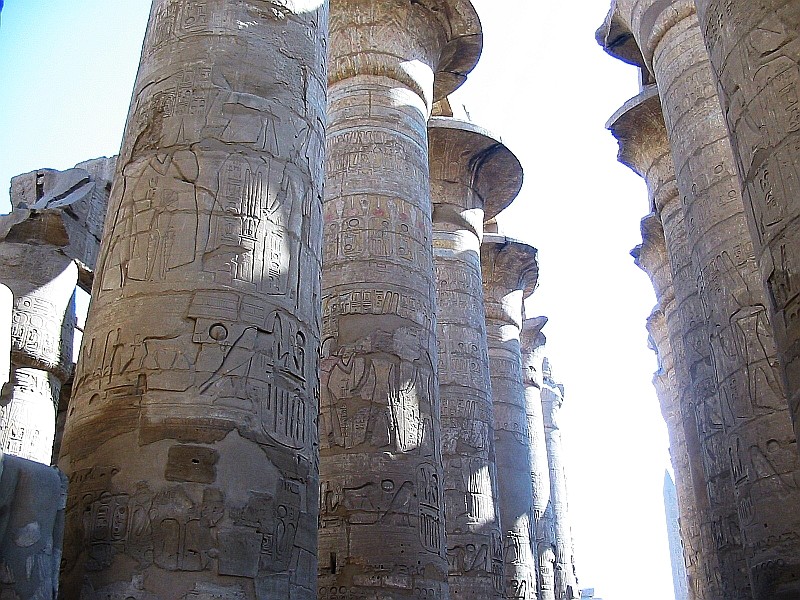 Im Tempel von Karnak