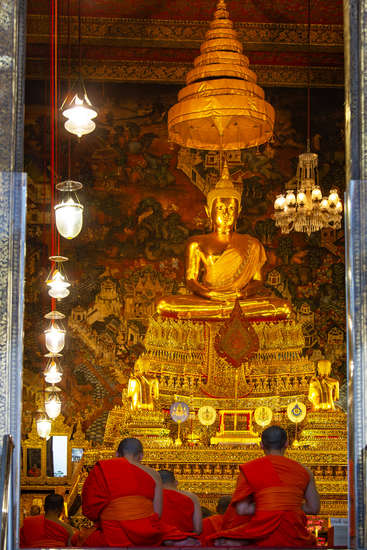 Im Tempel Wat Pho in Bangkok