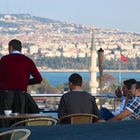 Im Terassenkaffee in Istanbul
