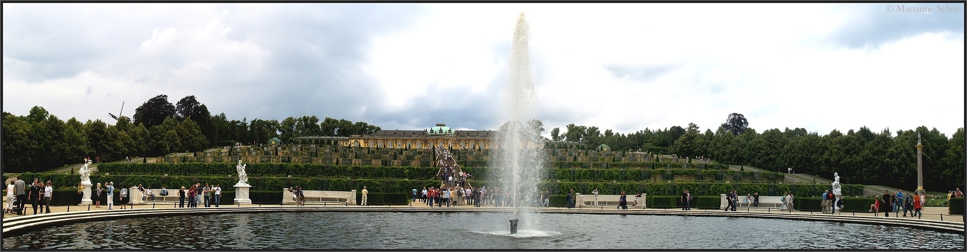 Im Terrassengarten von Sanssouci .....