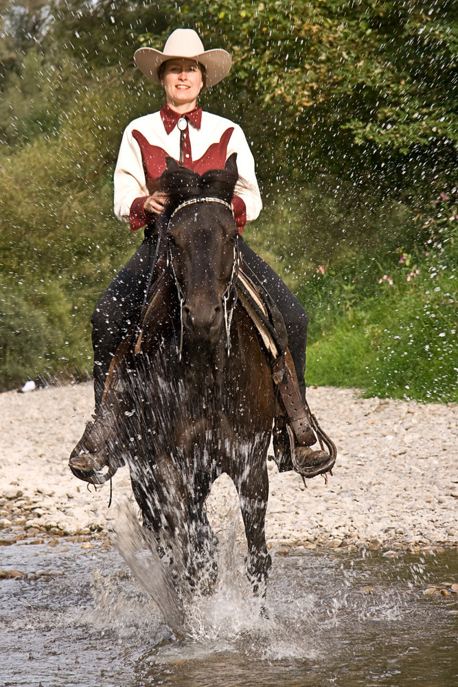 Im Trab durchs Wasser