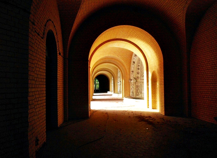 Im Treppenparterre der Orangerie von Sanssouci