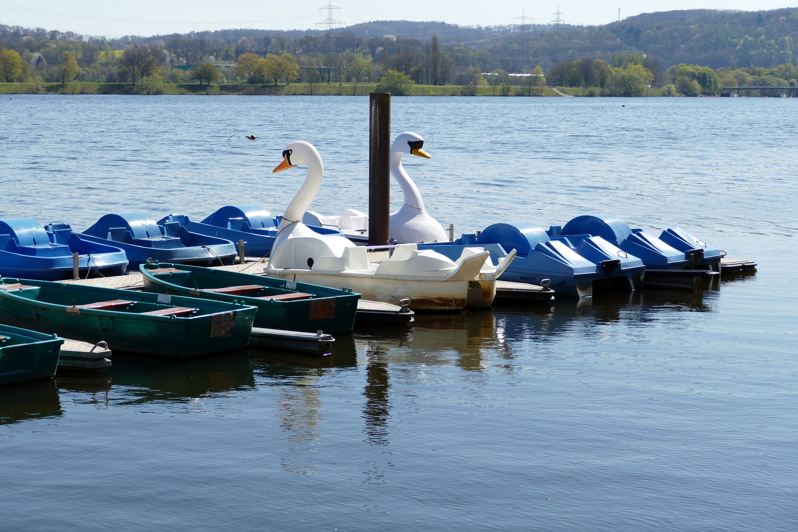 Im "Tretboot-Hafen"