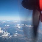 Im Turboprop über den Alpen