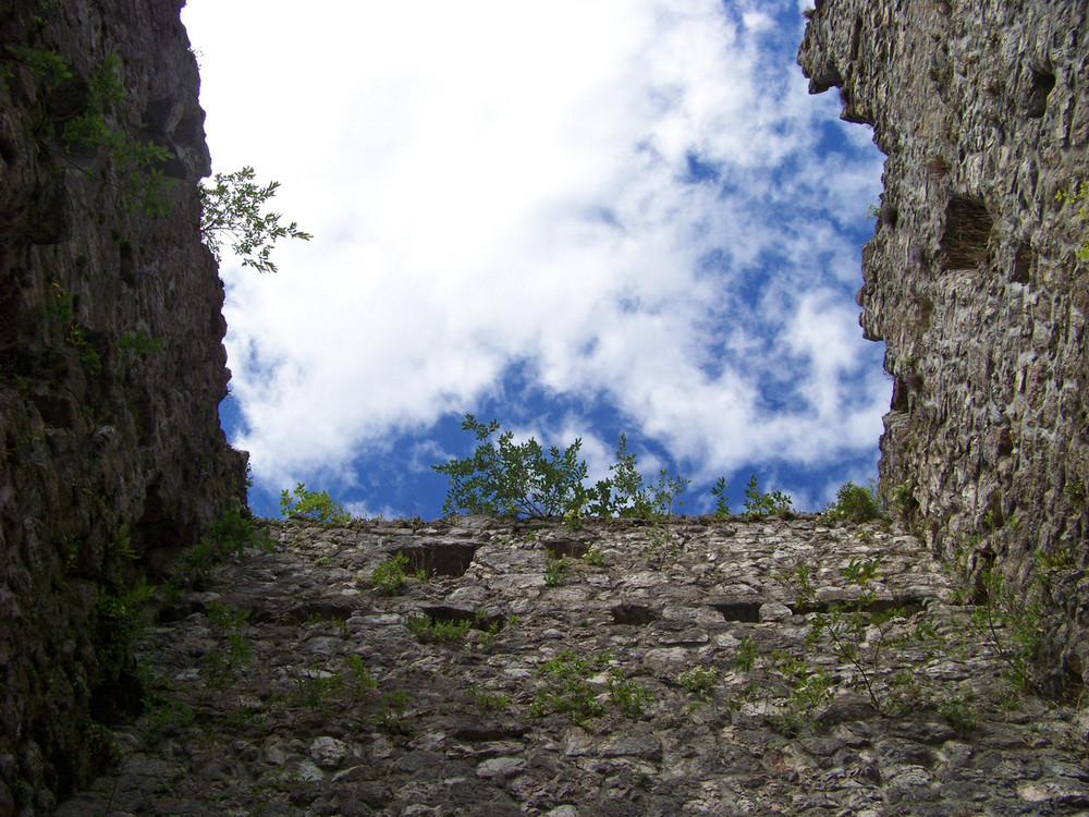 im Turm der Burg Vilseg