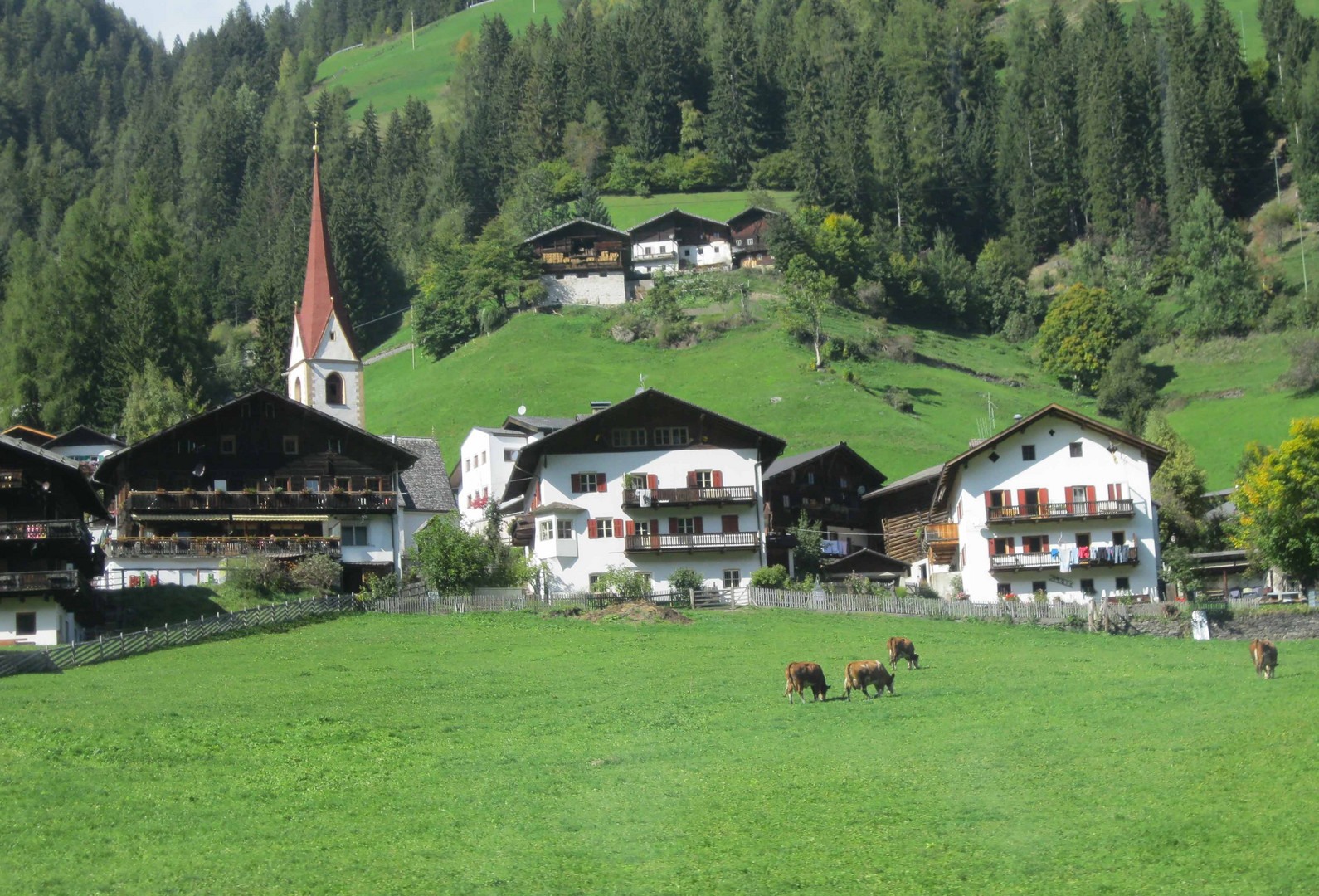 Im Ultental unterwegs