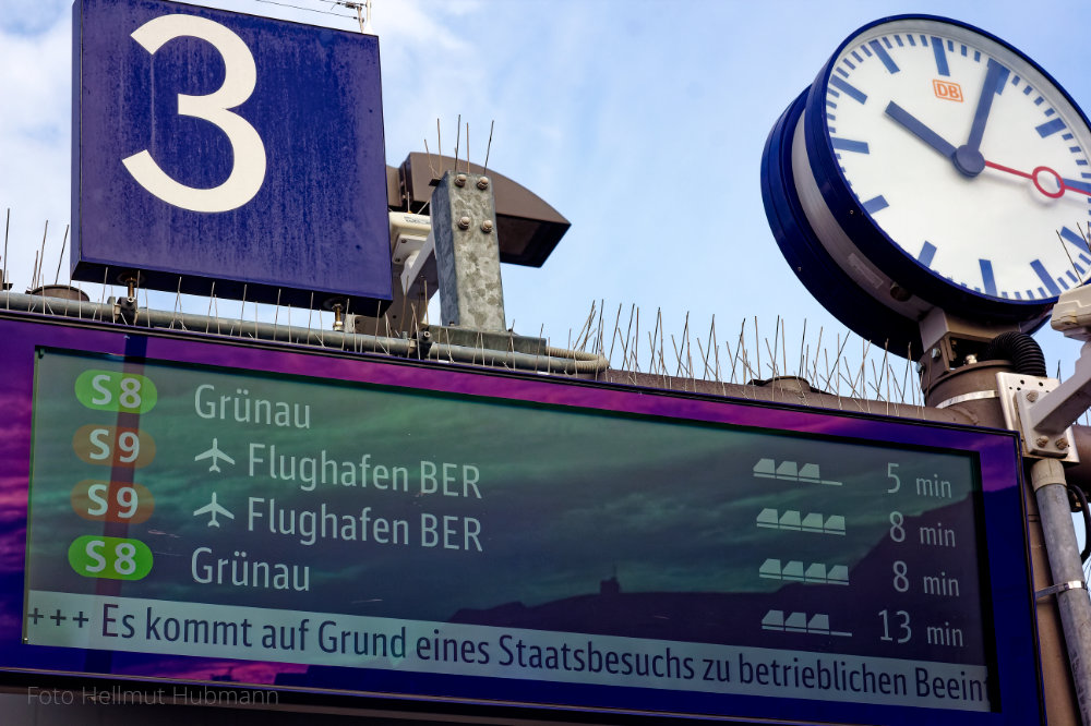 IM UMKEHRSCHLUSS - STAATSBESUCH MIT DER S-BAHN?