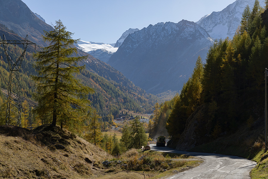 Im Val d’Hérens in der Nähe von LaGouille