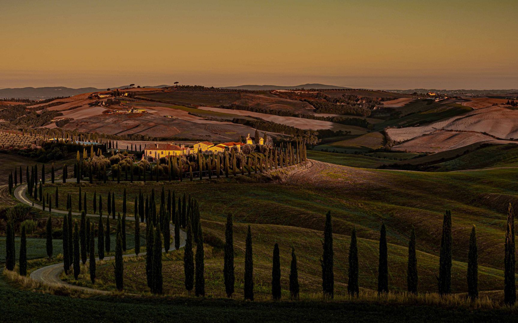 Im Val d`Orcia