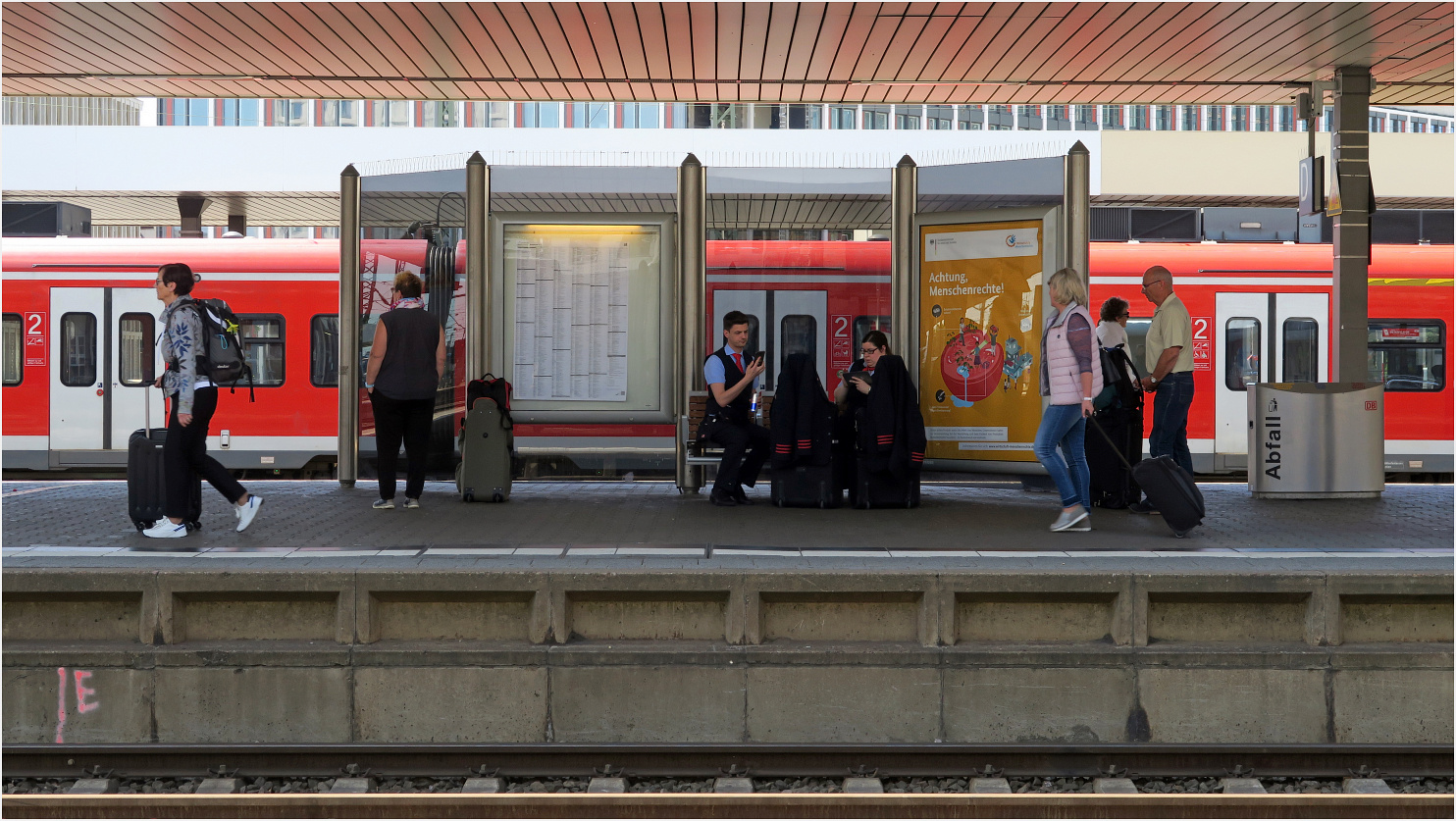 Im Visier: "BahnhofsLeben"