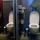 *Im Visier* WC mit Glastür