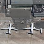 Im Vorfeld Flughafen Bremen (Luftbild, airport aerial)