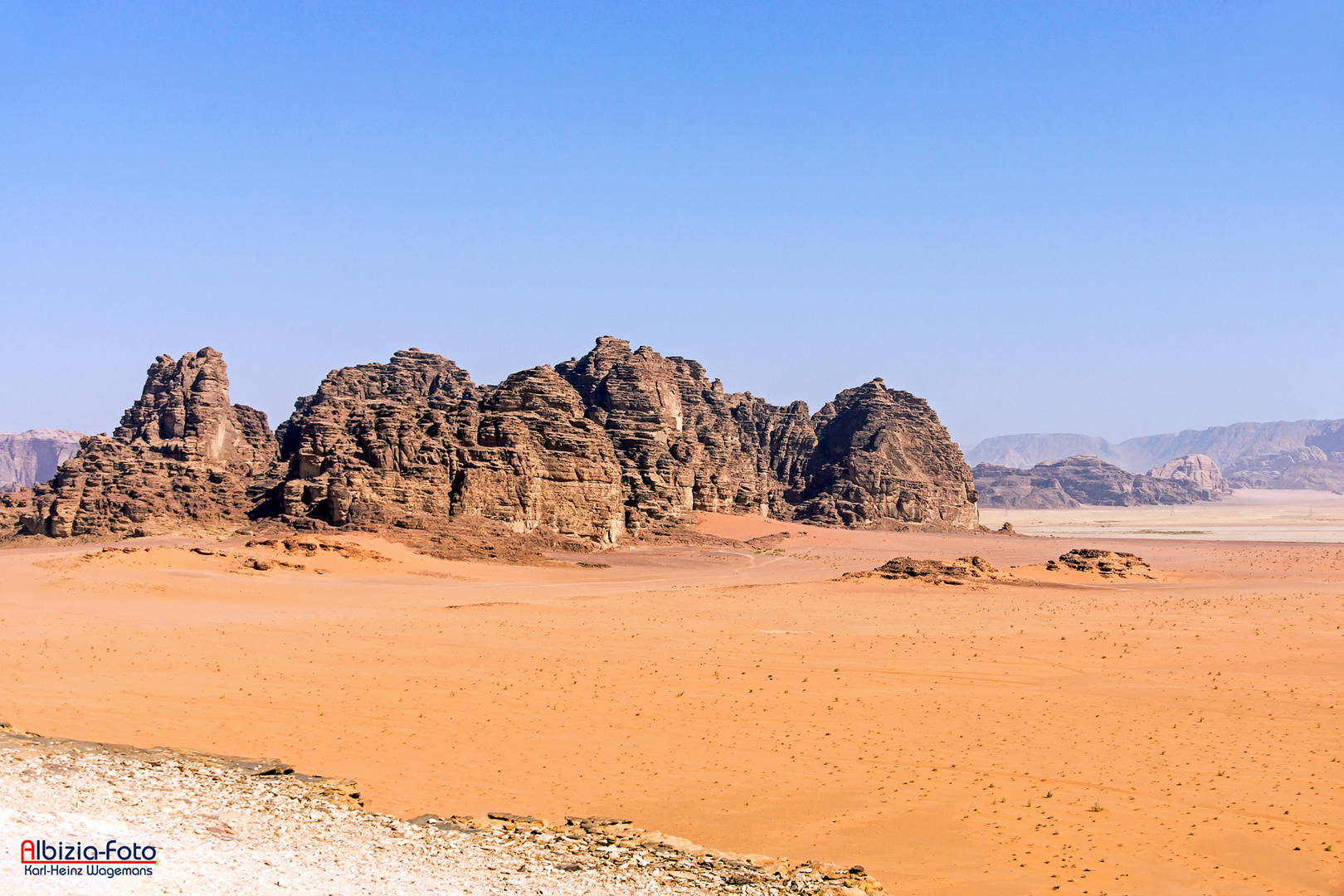 Im Wadi Rum (Jordanien)