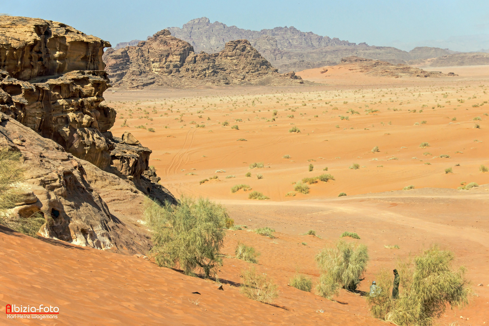 Im Wadi Rum (Jordanien)