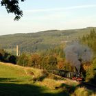 im warmen Abendlicht bergwärts