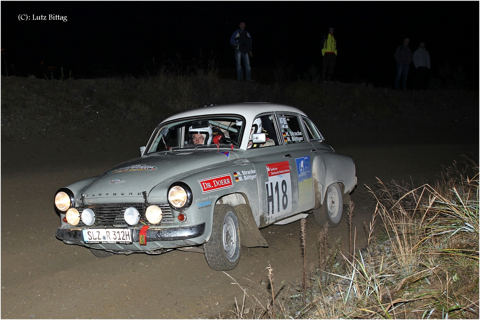 Im Wartburg 312 durch die Nacht