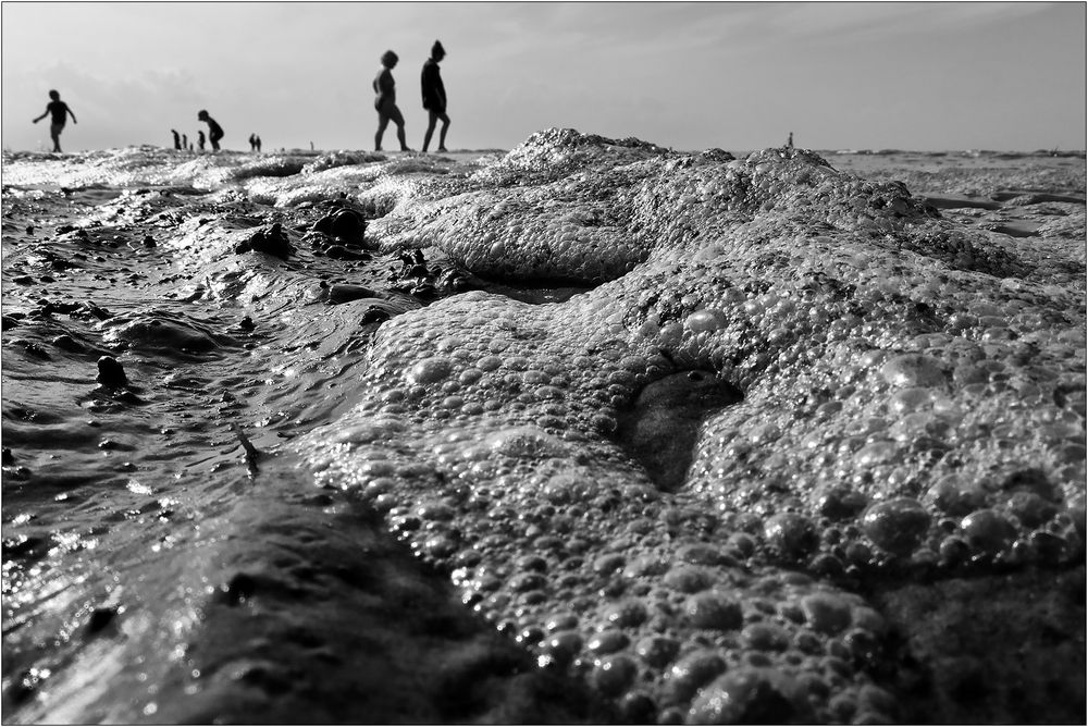 Im Watt, wenn das Wasser kommt...