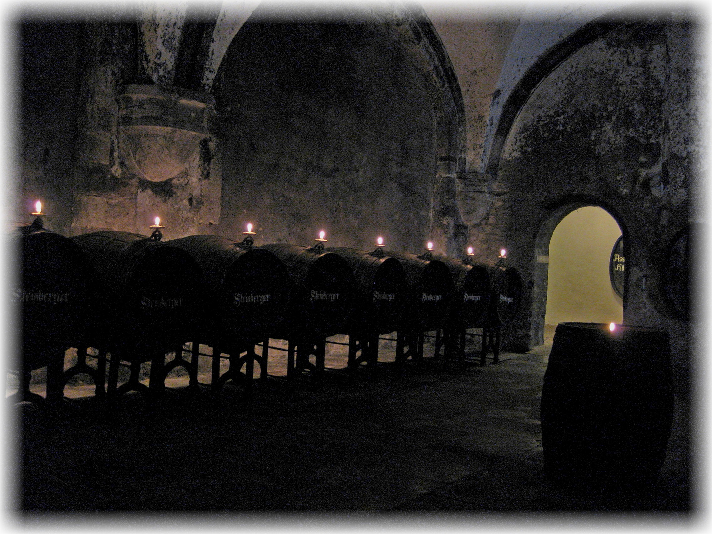 Im Weinkeller von Kloster Eberbach