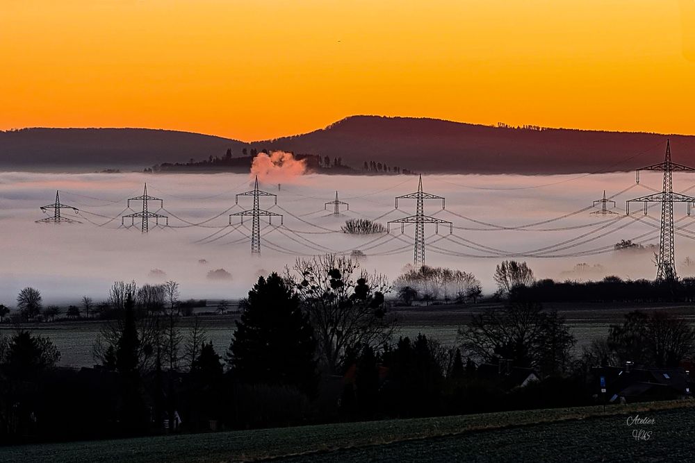 Im Weserberland - Morgenstimmung 21Dez2021