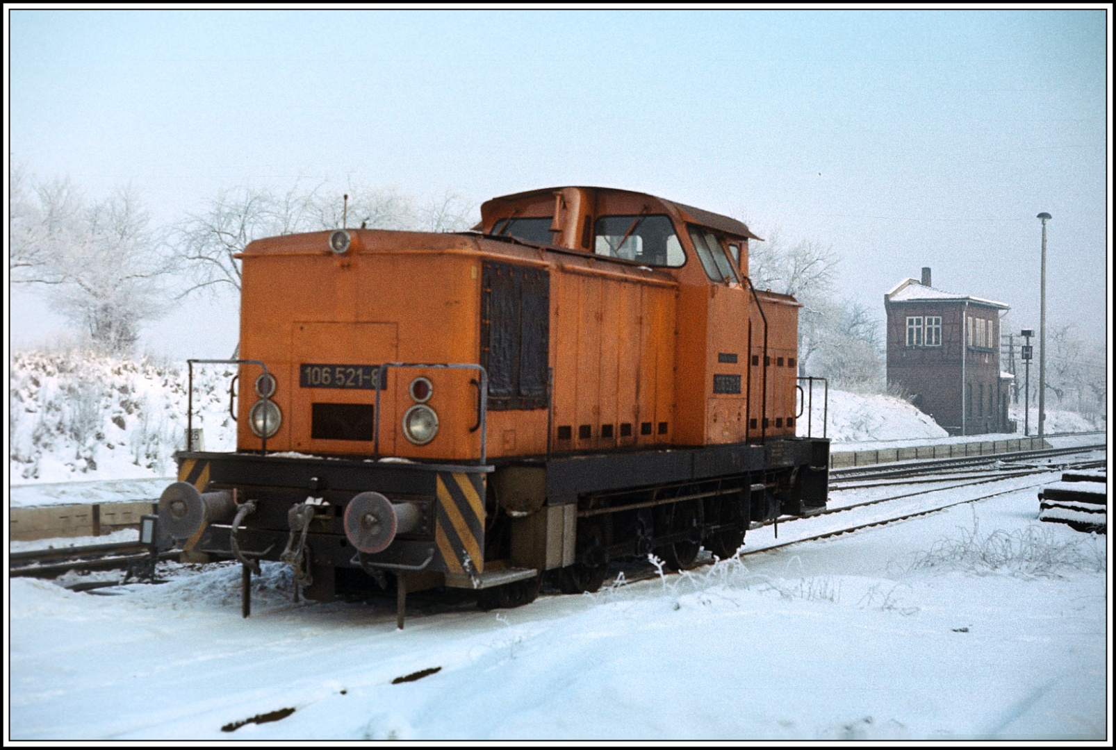 Im Winter 1982 mit den gelben Wagen unterwegs (Teil I)