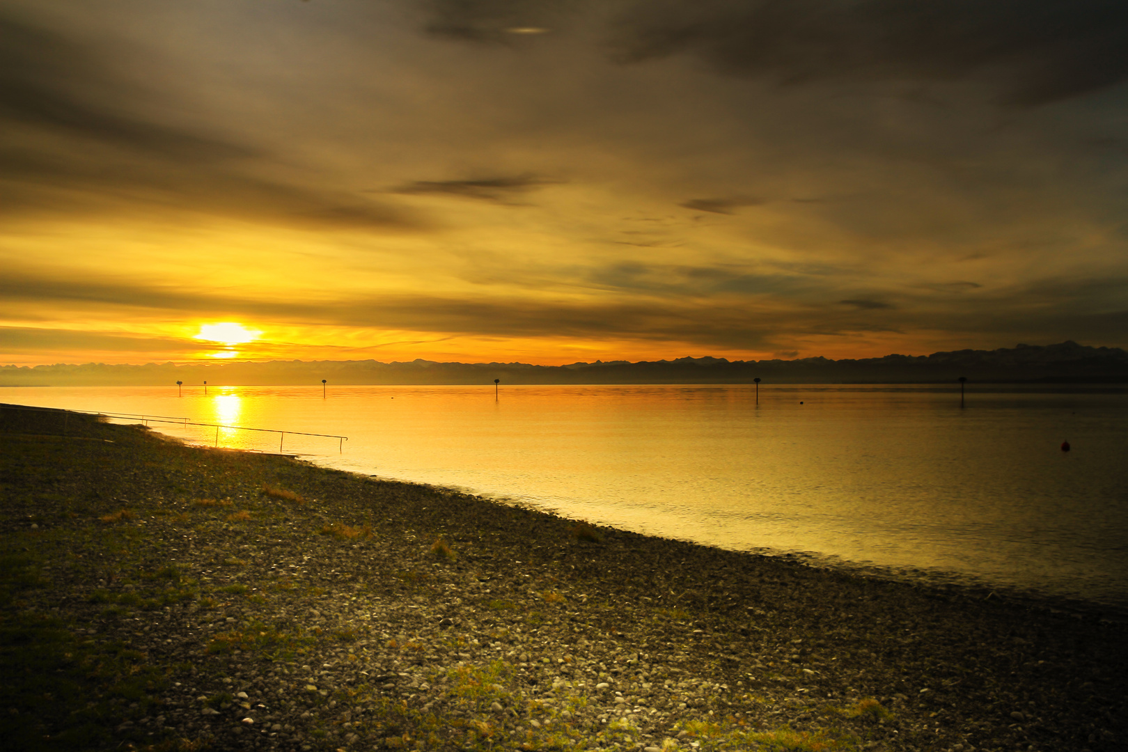 im Winter am Bodensee