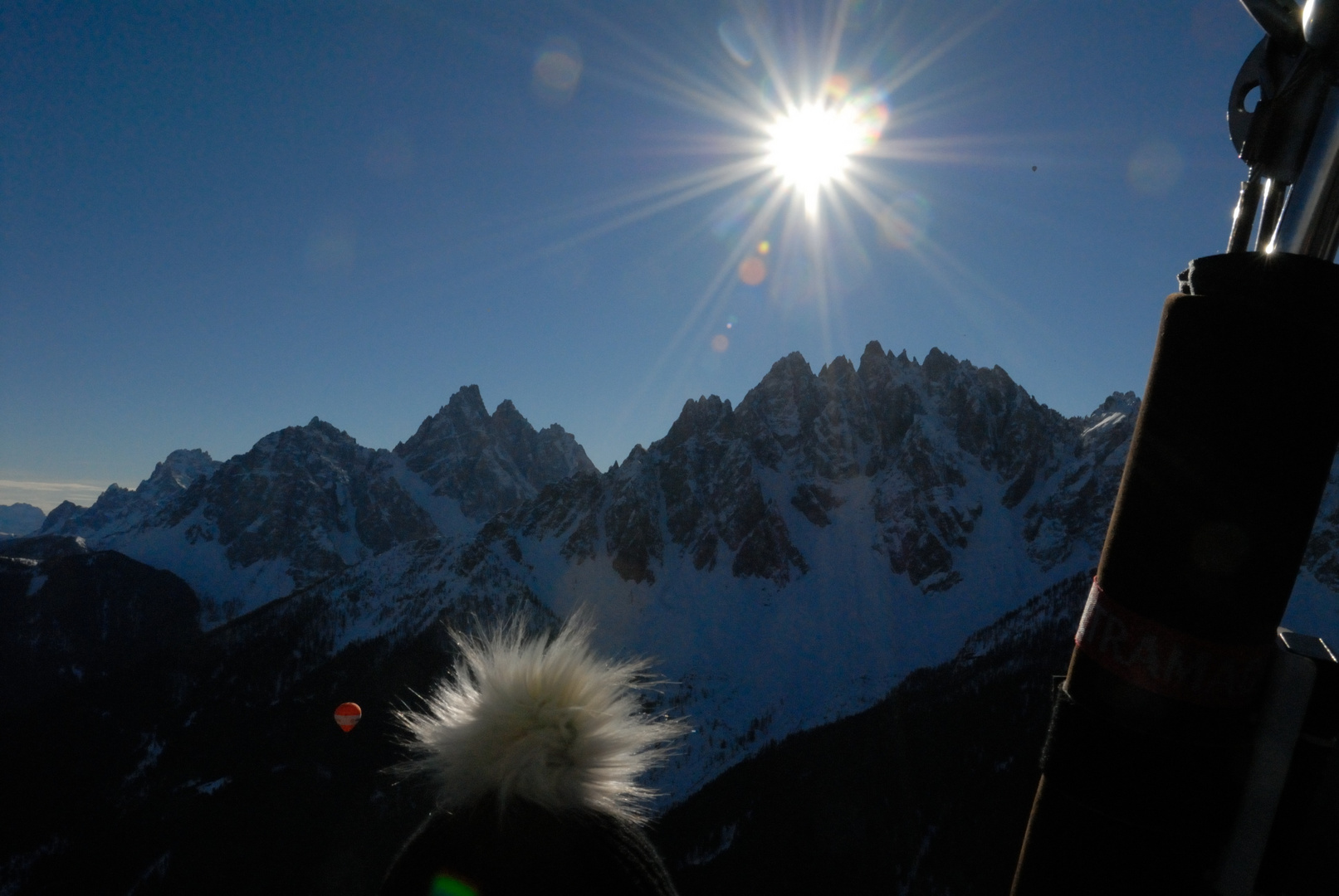 Im Winter in den Dolomiten