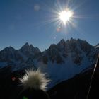 Im Winter in den Dolomiten